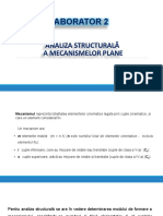 L2 - Analiza Structurala A Unui Mecanism