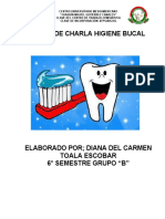 Guion de Charla Higiene Bucal