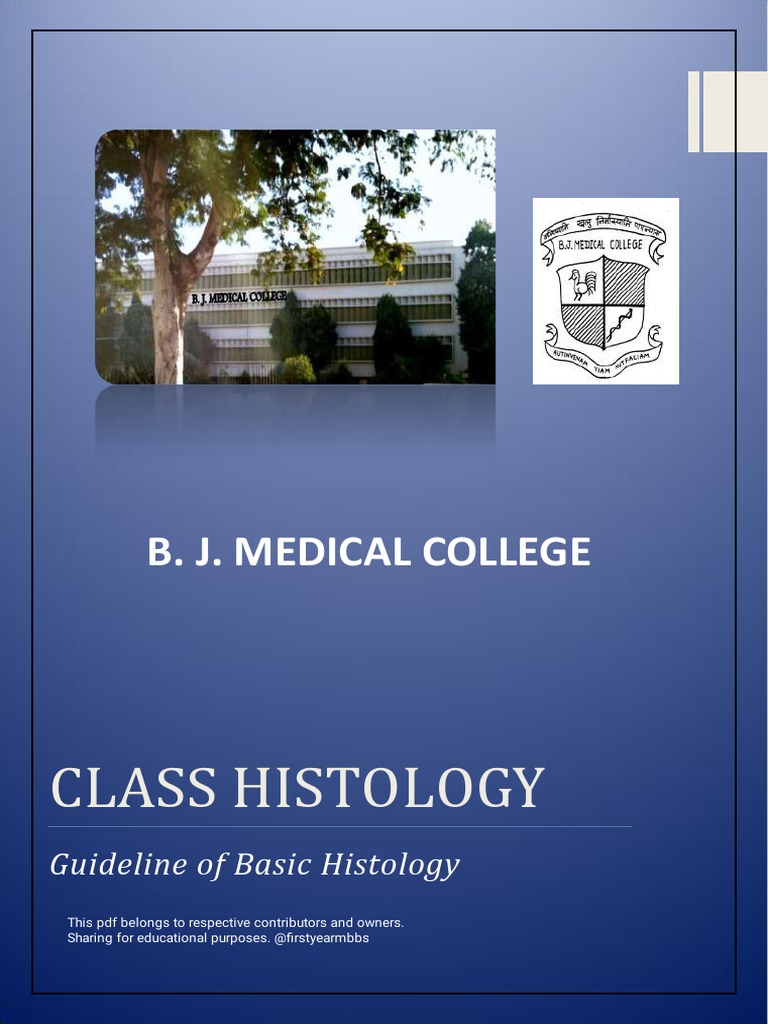 Guide to basic human histology a concise illustrated reference for