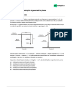 Exercícios de geometria plana e cálculo de áreas