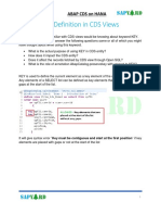 001 ABAP CDS - Key Definition Tips