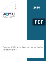 Rapport Bibliographique Sur Les Particules Ultrafines (PUF) - 1