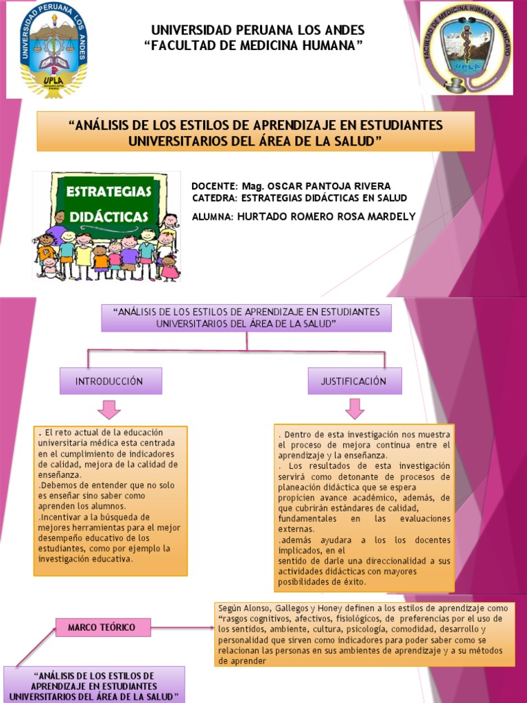 Estilos de Aprendizaje en Medicina | PDF | Aprendizaje | Método de ...