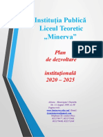 Plan de Dezvoltare Institutionala 2020 2025