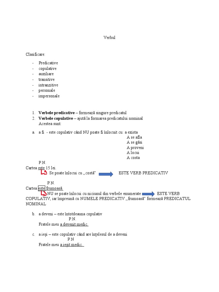 Modurile Verbelor | PDF