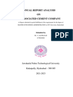 ACC Annual Report Analysis for MBA Degree
