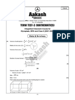 CBSE Term Test-03A (C-10) - Maths - Standard (04-02-2022) - SOL