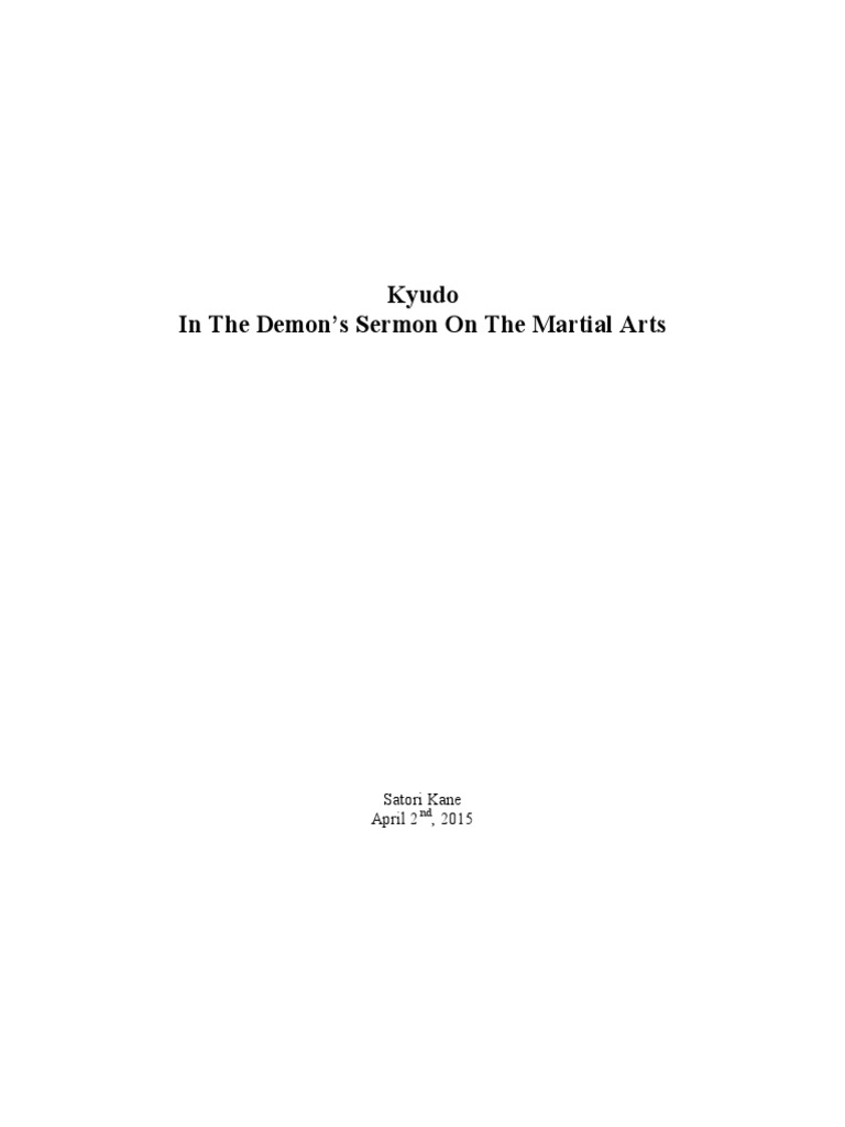 Sermons on the martial arts pdf archery bow and arrow