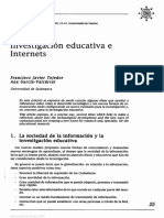 Investigacion Educativa e Internet
