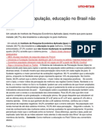 51 Da Populao Educao No Brasil No Melhorou