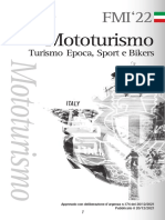 Regolamento Mototurismo Turismo Epoca Sport e Bikers 2022