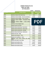 Debbies Products LTD Price List Wholesale & Retail Price 2019 The Shop Accra