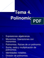 T4. Polinomios