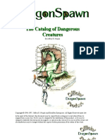 Dragon Spawn Catalog of Dangerous Creatures