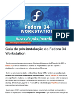 Guia de Pós-Instalação Do Fedora 34 Workstation
