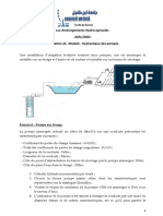 Evaluation - Hydraulique Des Pompes