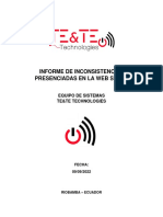 Informe E-Commerce TE&TE Technologies