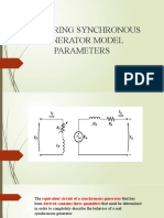 Measuring Synchronous Generator Model Parameters