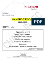 DROIT FISCAL UE 114 APPLICATION N° 2 - 2022-2023