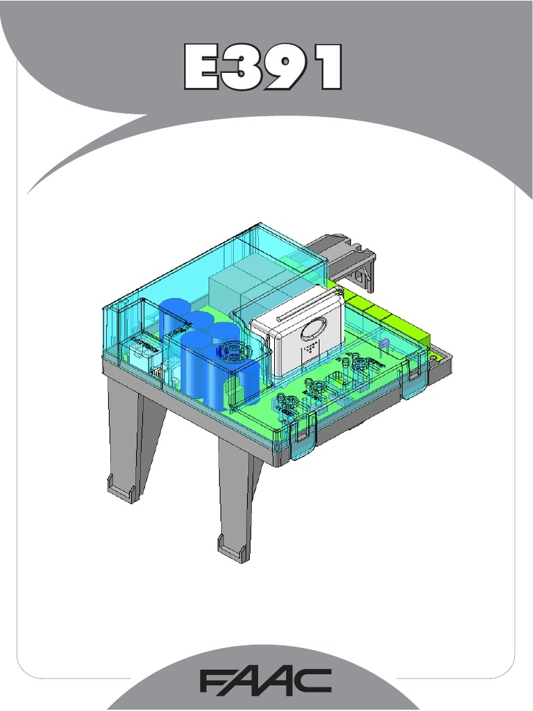 Notice Moteur FAAC E391 et Programmation PDF Électronique — free download