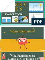 Science Week 4 - Evaporation