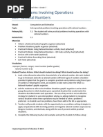 Lesson Plan Number System Class 9 | PDF | Numbers | Rational Number
