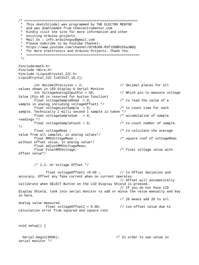 How To Measure Ac Voltage Using Ampt101b | PDF | Root Mean Square ...