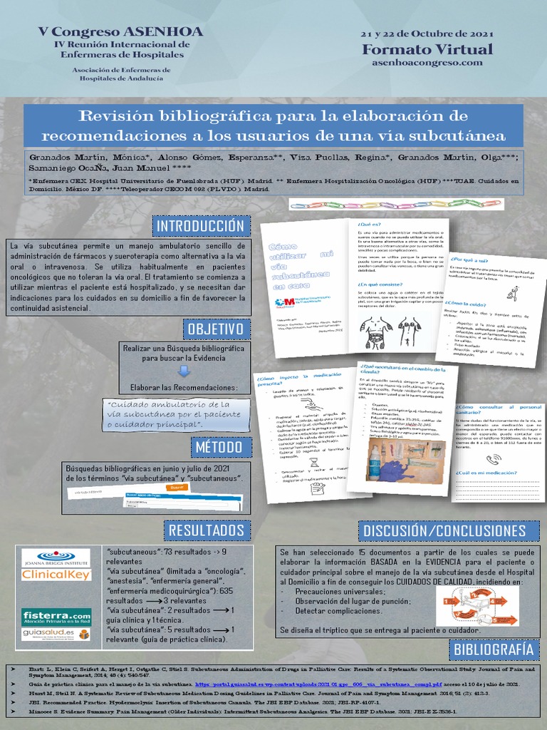 Póster Revisión Bibliográfica para La Elaboración