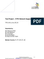 Test Project - IT/PC Network Support: Submitted by