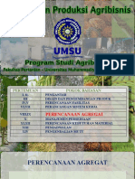 Manajemen Produksi Agribisnis - Perencanaan Agregat (8-9)