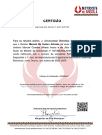 Certidão de Frequência