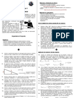 Movimentos retilíneos e equações de movimento