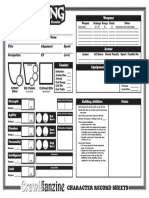 Alternate DCC RPG Character Sheets CRAWL - DCC - HALFLING