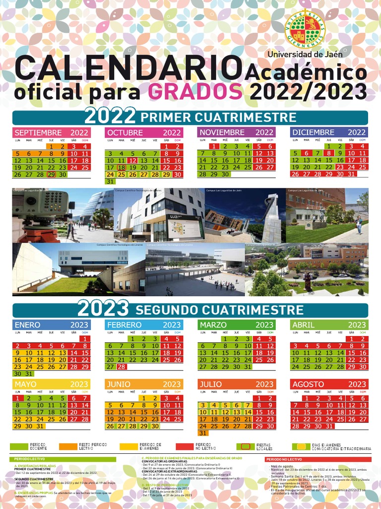 Calendario Uja PDF