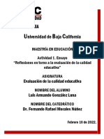 Evaluación de La Calidad Educativa - Gonzalez Luna - Act 1