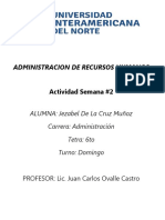 Administracion de Recursos Humanos Tarea Semana 2