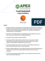 Youth Basketball Rules Apex Town Basketball