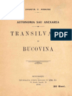 Arbure, Zamfir C-AUTONOMIA - SAU - ANEXAREA-TRANSILVANIA-BUCOVINA