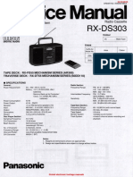 PANASONIC RX-DS303 - Service Manual