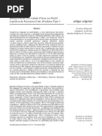 Benefícios da atividade física no perfil lipídico de pacientes com diabetes tipo 1