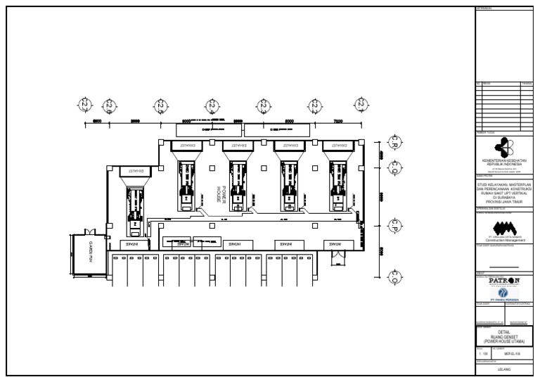 Detail Ruang Genset untuk Rumah Sakit | PDF