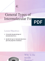 Lesson 3 Intermolecular Forces