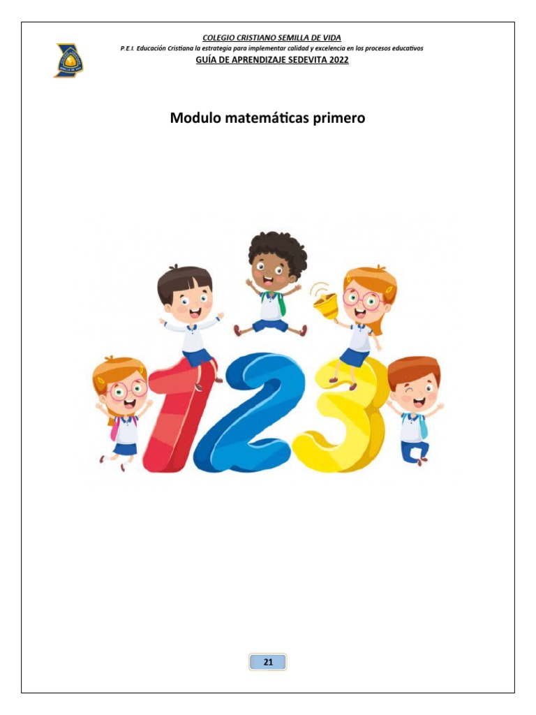 Módulo Matemáticas 1 | PDF | Aprendizaje