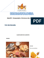 02 - BROMATOLOGIA - Constituição Dos Alimentos02