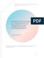 Problematizando El Concepto de Observación Astronómica