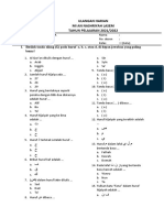 Soal BTA Terbaru