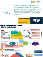 Advokasi Implementasi Fornas Dan Farmakoekonomi Sebagai Kendali Mutu Dan Kendali Biaya Provinsi Jawa Barat Tahun 2021