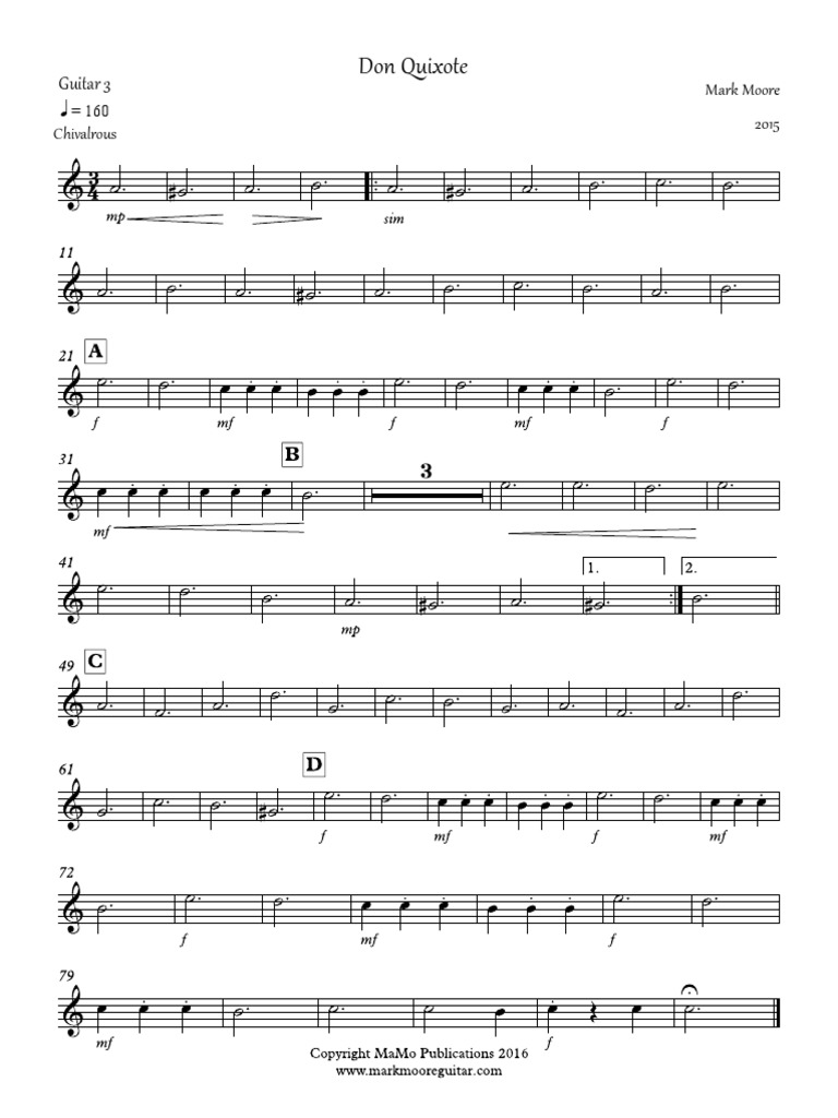 Don Quixote Guitar 3 PDF PDF