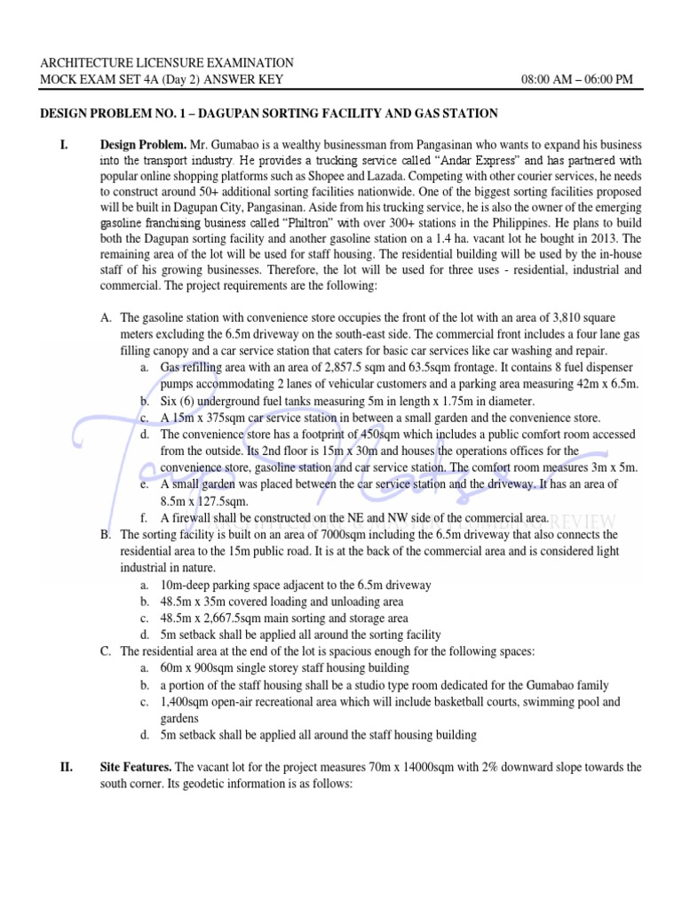 Online Mock Exam Set 4a Day 2 | PDF | Filling Station | Buckling