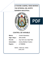 Trabajo de Investigacion N2 - Control de Variable